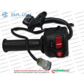 Bajaj Pulsar NS 400 Z Kumanda Paneli Sağ ve Gaz Kolu Komple
