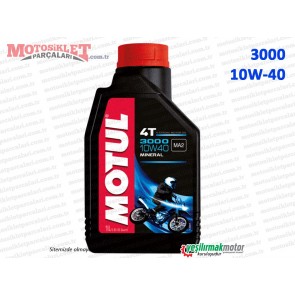 Bajaj Motul 3000 10W-40 4T Motosiklet Yağı - 1 LT