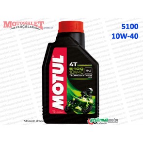 Bajaj Motul 5100 10W-40 4T Motosiklet Yağı - 1 LT