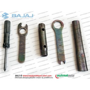 Bajaj Tüm Motosiklet İçin Avandallık, Anahtar Takımı