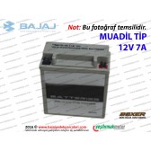 Bajaj Boxer BM150 Aküsü 12V 7A - MUADİL RESİM TEMSİLİDİR