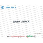 Bajaj Boxer BM150, Yan Panel Kapak BM 150 Yazısı - Sağ, Sol Takım