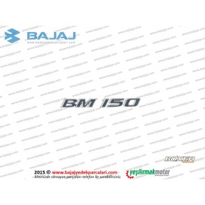 Bajaj Boxer BM150, Yan Panel Kapak BM 150 Yazısı - Sağ, Sol Takım