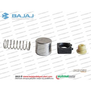 Bajaj Boxer BM150 İlk Hareket Plaka Sabitleme Pimi ve Yayı - 1 SET