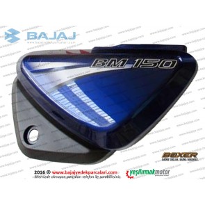 Bajaj Boxer BM150 Yan Panel Sol Kapak - MAVİ