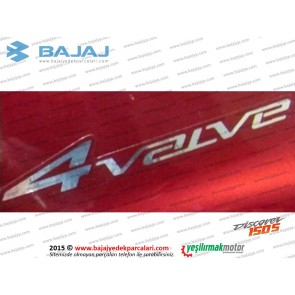 Bajaj Discover 150S Yan Panel Etiketi 4 Valve