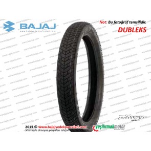 Bajaj Discover 125ST Dış Lastik, Ön (100/80-17) - Dubleks - A- KALİTE