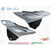 Bajaj Discover 125ST Yan Panel Kapak Takımı (Gümüş Renk)