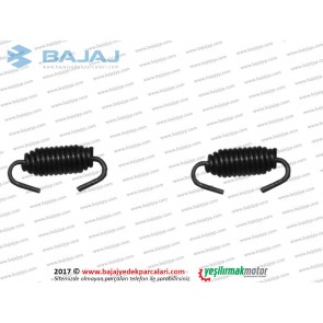 Bajaj Pulsar N125 Arka Fren Balata Yayı Set