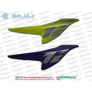 Bajaj Pulsar N125 Yan Panel Arka Sol Üst Kapak