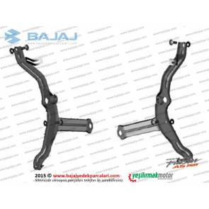 Bajaj Pulsar AS150 Far Muhafazası Bağlantı Sacı Sağ, Sol Takım