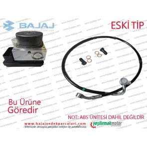 Bajaj Pulsar 200NS Fren Hortumu (ABS Ünitesinden Ön Fren Alt Merkeze Giden) (NO:47) - ESKİ TİP - EURO4