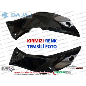 Bajaj Pulsar 200NS Alt Sakal, Dekoratif Kapak Sağ ve Sol Takım - KIRMIZI