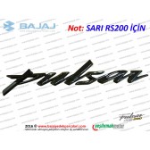 Bajaj Pulsar RS200 Depo Pulsar Yazısı, Adet - Sarı RS200 İçin