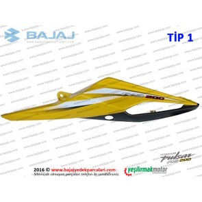 Bajaj Pulsar RS200 Sele Altı Panel, Sol - TİP 1 - SARI - ETİKETSİZDİR