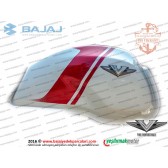 Bajaj V15 Vikrant Yakıt Deposu, Benzin Tankı - BEYAZ