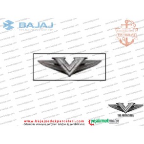 Bajaj V15 Vikrant Yakıt Depo Muhafazası V Logosu