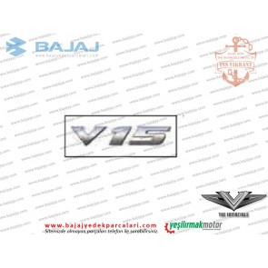 Bajaj V15 Vikrant Yan Panel V15 Yazısı